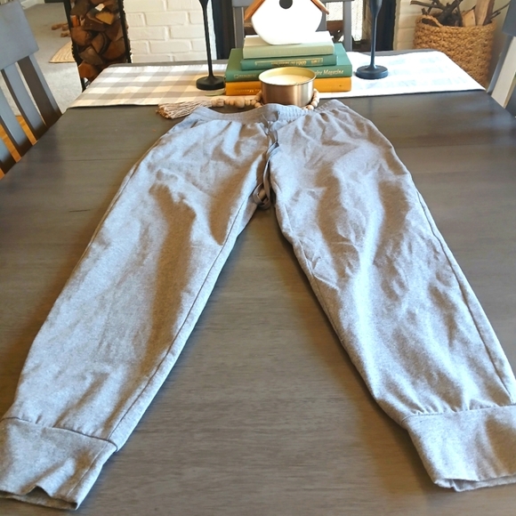 Eileen Fisher Gray Jogger Sweatpants NWOT SMALL - Picture 1 of 8